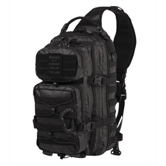 Рюкзак однолямочный  ASSAULT  LG Mil-Tec, цвет Tactical Black