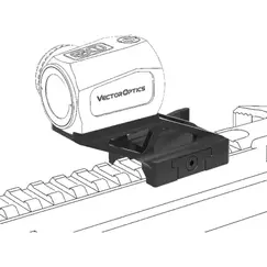 Крепление Vector Optics для Scrapper 1X20 Picatinny QD