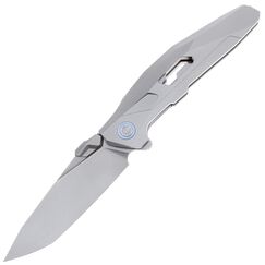Складной нож Rike Knife Shadow T сталь M390 Tanto, рукоять Gray Titanium