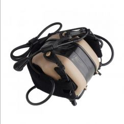 Активная гарнитура для стрельбы EARMOR M32 Plus Black с микрофоном для рации