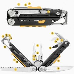 Мульти-инструмент с плоскогубцами и ножом LEATHERMAN Signal Grey (Multi-Tool)