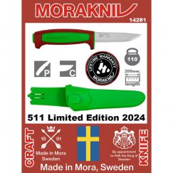 Нож Morakniv Basic 511 Limited Edition 2024 (Ivy Green - Dala Red)