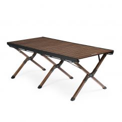 Складной стол NATUREHIKE 125х60см, 8,8кг, цвет ореховое дерево