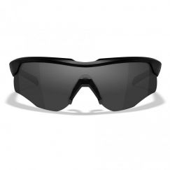 Тактические очки для стрельбы с баллистической защитой от осколков Wiley X Rogue Comm Matte Black (Clear-Grey-Rust)