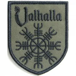 Нашивка, патч "Valhalla хаки" тактическая с липучкой.