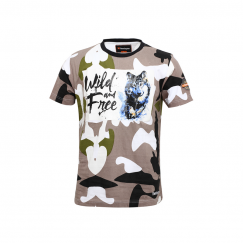 Футболка Remington Men’s Short Sleeve R Neck Tshirt AOP Camouflage Grey