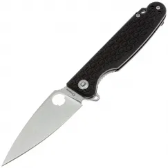 Складной нож Daggerr Piranha DL stonewash сталь 8Cr14MoV, рукоять Black FRN