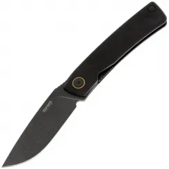 Складной нож SRM Air black сталь 14C28N, рукоять Black G10