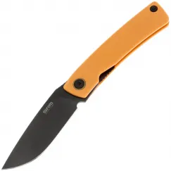 Складной нож SRM Air black сталь 14C28N, рукоять Orange G10