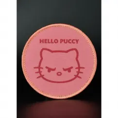 Нашивка, патч "Hello Puccy" тактическая с липучкой 