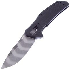 Складной нож Zero Tolerance 0308BLKTS сталь CPM-20CV Tiger Stripe DLC, рукоять титан/G10