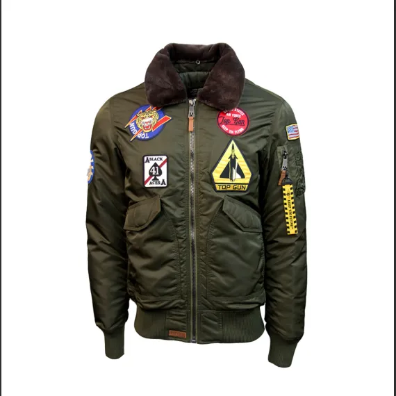 Куртка пилот утеплённый  Eagle || CW 45  Top Gun, цвет Olive