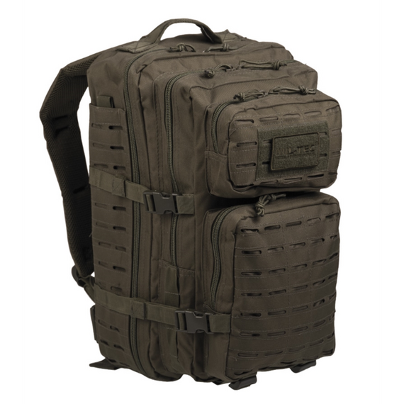 Рюкзак US ASSAULT LG LASER CUT Mil-Tec, цвет Olive