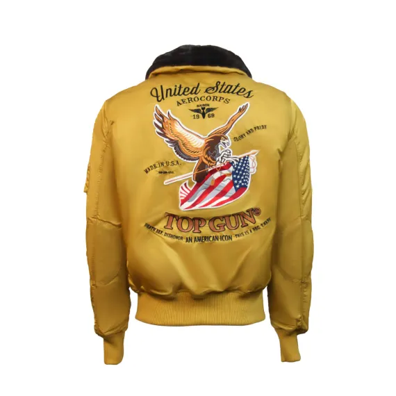 Куртка пилот утеплённый  FLYING TIGERS Top Gun, цвет Wheat