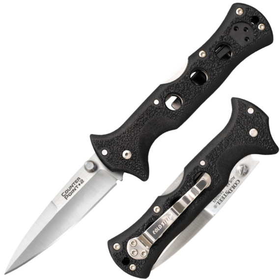 Складной нож Cold Steel 10AC Counter Point II сталь AUS-8A, рукоять grivory
