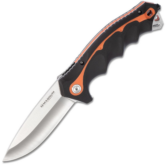 Складной нож Boker Magnum Chainsaw Attendant Satin сталь 440B, рукоять пластик