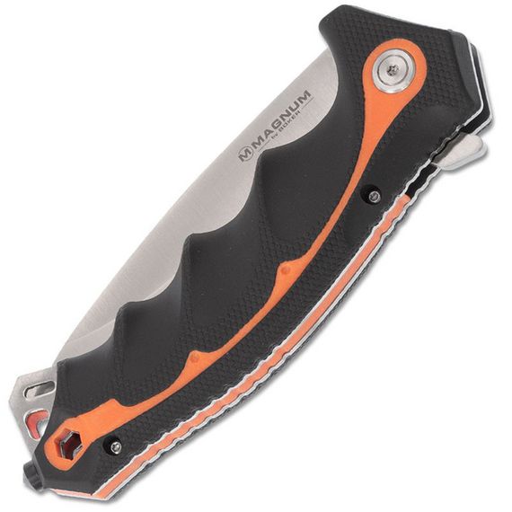 Складной нож Boker Magnum Chainsaw Attendant Satin сталь 440B, рукоять пластик