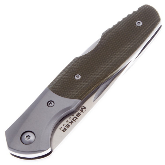 Складной нож Boker Magnum Nice сталь 7Cr17MoV, рукоять микарта/сталь