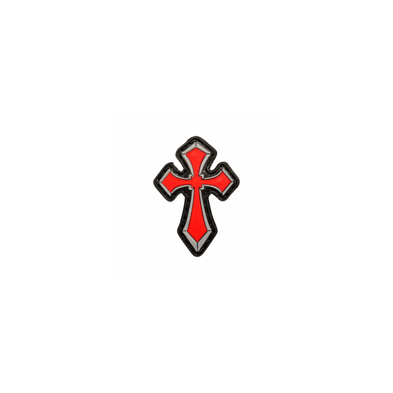 Патч Крест красный