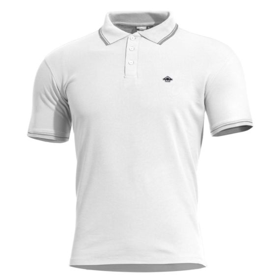 Поло Aniketos Stripes Pentagon, цвет White