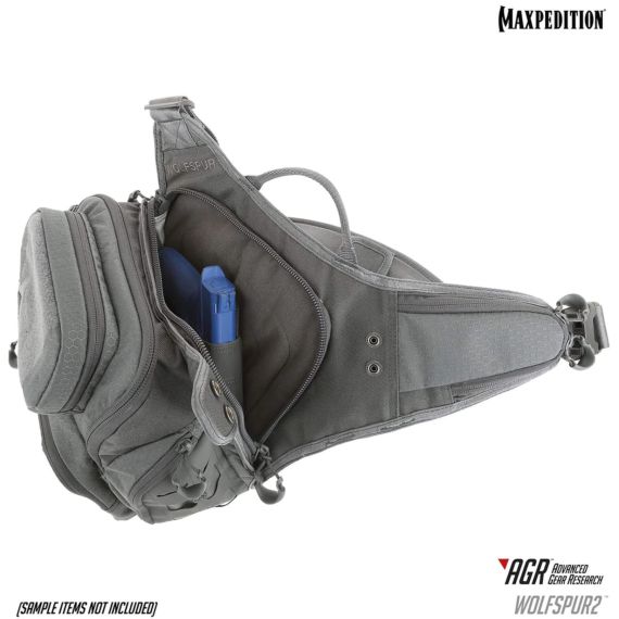 Сумка плечевая Maxpedition Wolfspur v.2 Crossbody Bag Black