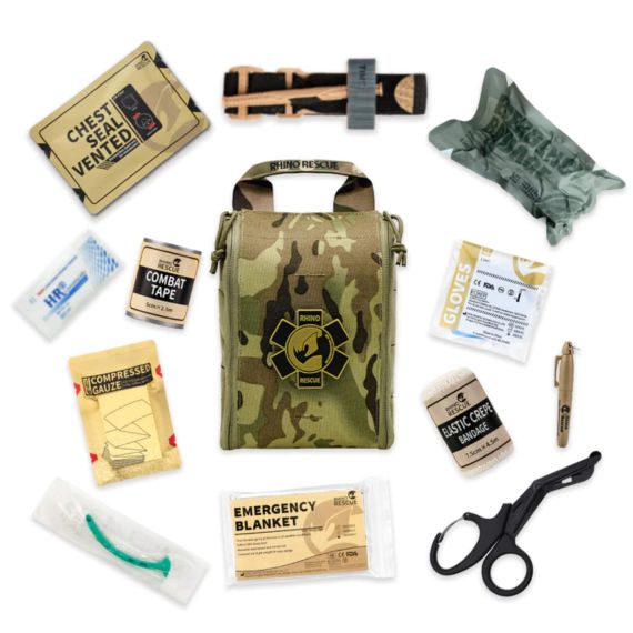 Тактическая аптечка Rhino Rescue Tactical IFAK Multicam
