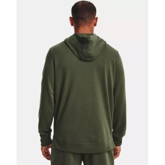 Толстовка Rival Terry LC FZ Under Armour, цвет Green