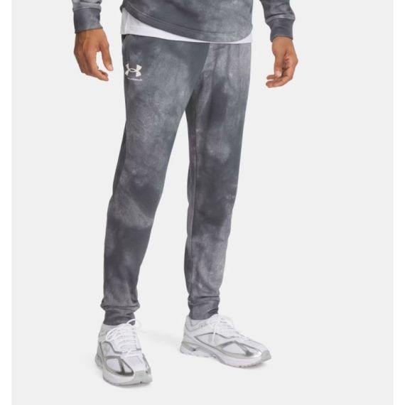 Брюки Rival Terry AOP Under Armour, цвет Grey