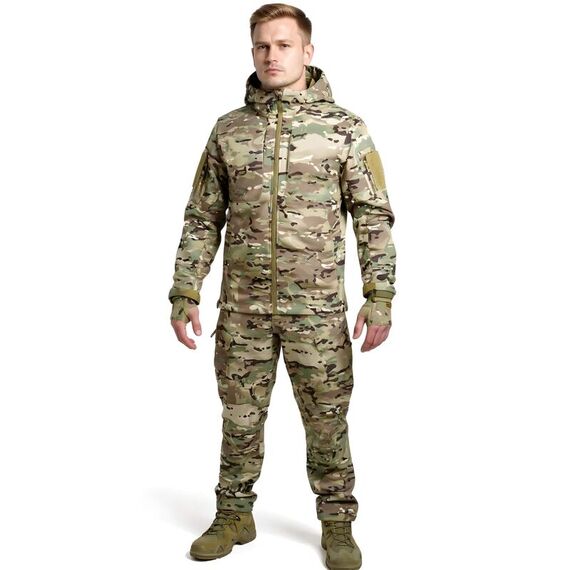 Тактический костюм мужской софтшелл GONGTEX SMARTFOX SOFTSHELL, весна - осень