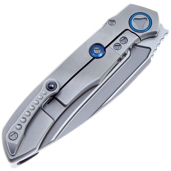 Складной нож Microtech Anax сталь M390, рукоять Titanium/Carbon Fiber