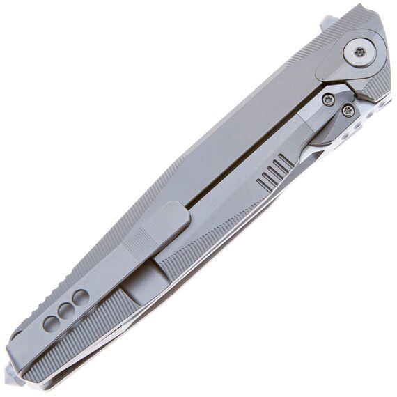 Складной нож Rike Knife 1707T-P сталь M390, рукоять Plain Ti