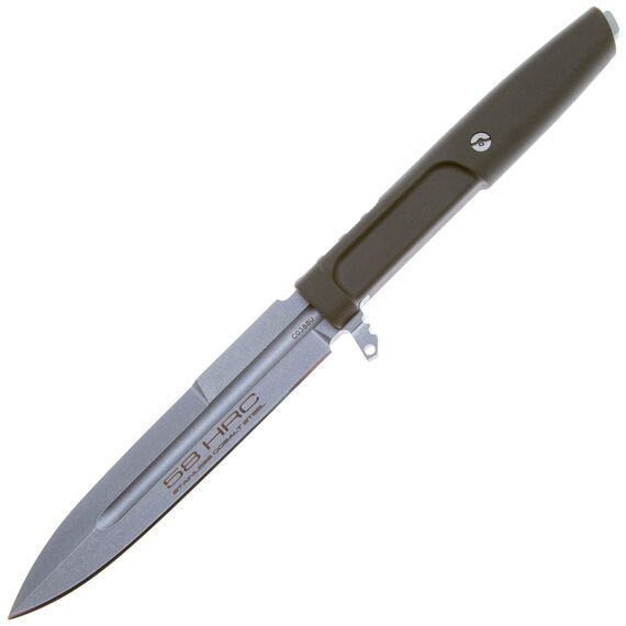 Тактический нож Extrema Ratio Requiem stonewash сталь N690, рукоять Ranger Green Forpren