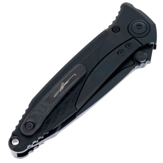 Складной нож Microtech SOCOM Bravo T/E DLC сталь M390, рукоять DLC Titanium/Carbon Fiber