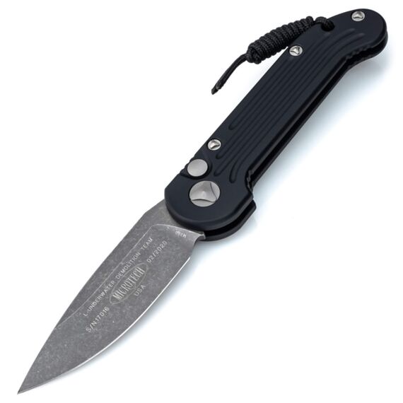 Складной нож Microtech LUDT Apocalyptic сталь M390, рукоять Black Aluminum