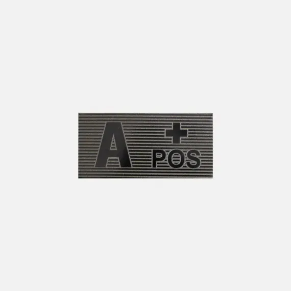 Нашивка с группой крови A Rh+ из полиэфирной ткани