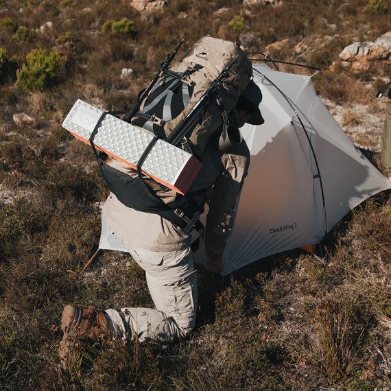 Рюкзак туристический NATUREHIKE Tanfeng Brown (70+5 литров)