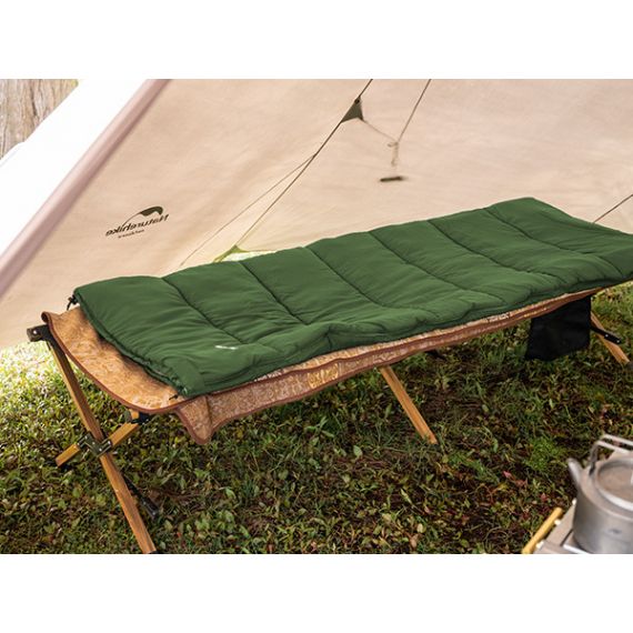 Спальный мешок NATUREHIKE F150 Envelop Cotton Green