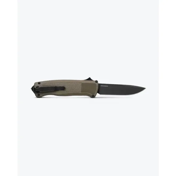Нож складной BENCHMADE Shootout, Grivory Green, Cru-Wear клинок черный