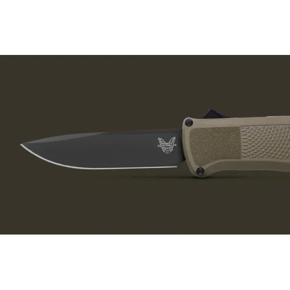 Нож складной BENCHMADE Shootout, Grivory Green, Cru-Wear клинок черный