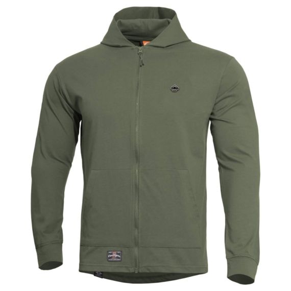 Толстовка Agis Ring Spun Pentagon, цвет Camo Green