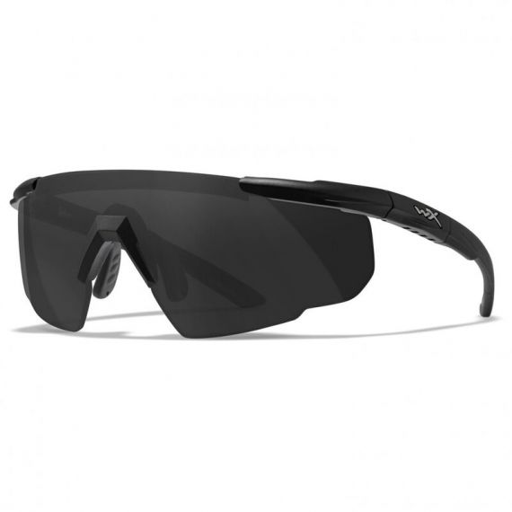 Тактические очки для стрельбы с баллистической защитой WILEYX Saber Advanced Matte Black (Clear-Grey)
