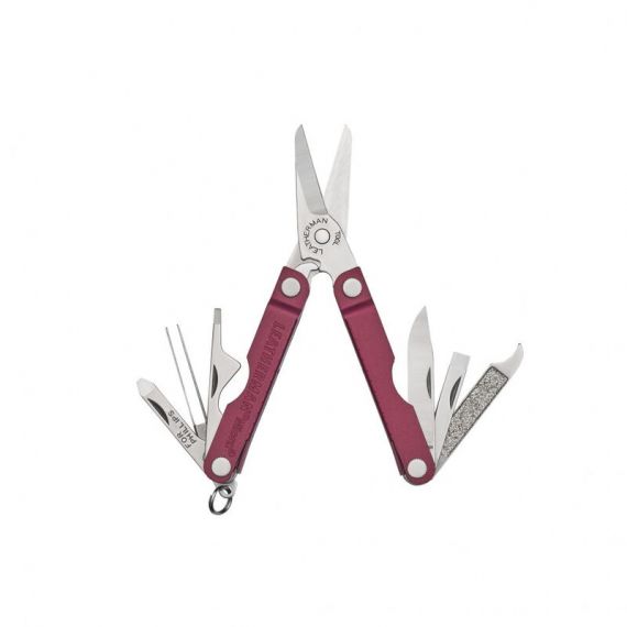 Компактный брелок-мультитул с ножницами LEATHERMAN Micra Cherry (Multi-Tool)