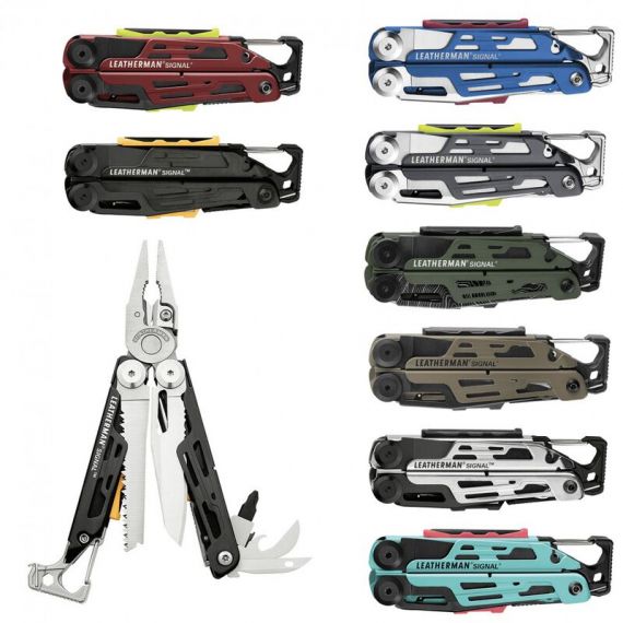 Мульти-инструмент с плоскогубцами и ножом LEATHERMAN Signal Black (Multi-Tool)