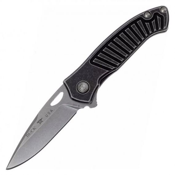Нож складной BUCK 293 Inertia Spring Assist Aluminum Gray 420HC (0293BKS-B)