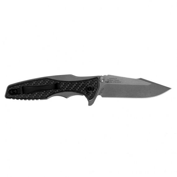 Нож складной ZERO TOLERANCE 0393GLCF Titanium Carbon Black CPM 20CV