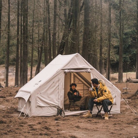 Палатка NATUREHIKE Gen Air 6.3, 2-4 местная, песочная