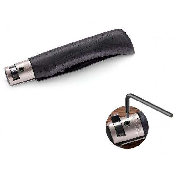 Складной нож OLD BEAR Total Black Size-M Stainless PTFE Laminated Wood (8/19 см)