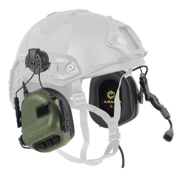 Активная гарнитура для стрельбы EARMOR M32 с микрофоном для рации