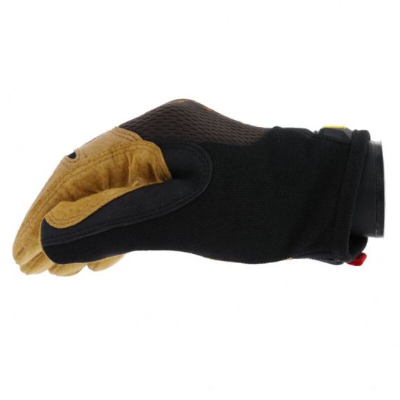 Прочные сенсорные перчатки MECHANIX Work Leather Original Brown