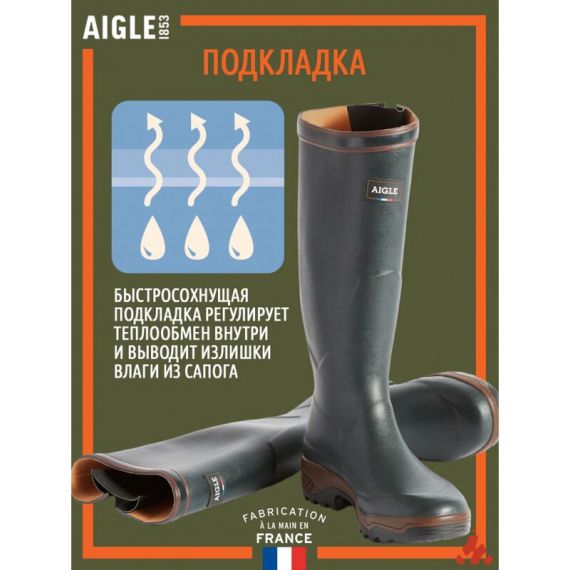 Сапоги из каучука AIGLE Parcours 2 Generation Vario